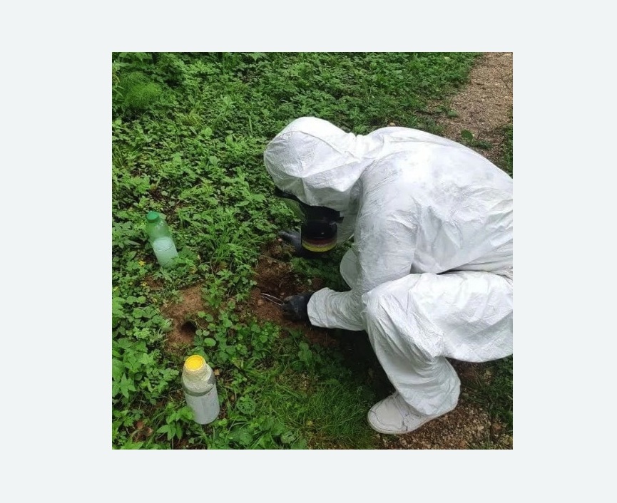 уничтожение кротов на участке в Жигулевске